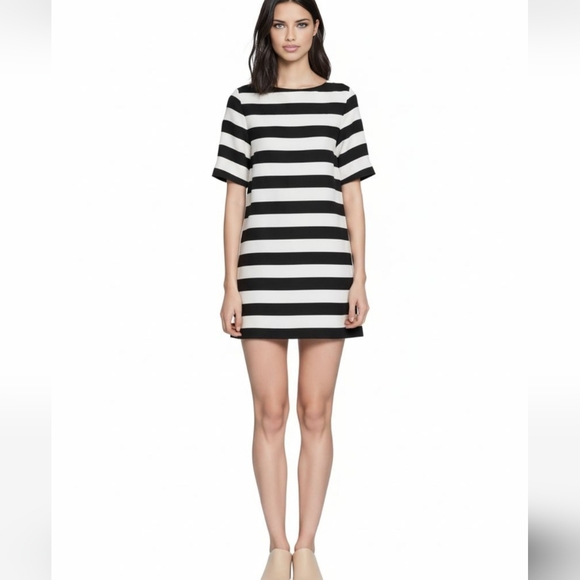 Alice + Olivia Dresses & Skirts - Alice & Olivia Mini Dress Black White Stripes Size 0
